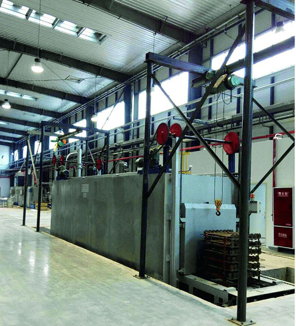 Step by step continuous half axis return line