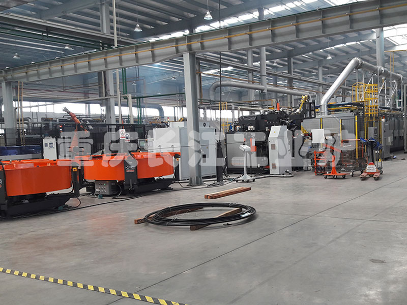 Automatic Fast Continuous Tempering Furnace for Gas Heating of Car Suspension Springs