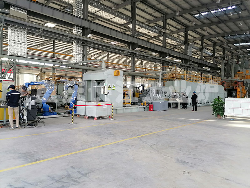 Automatic Fast Continuous Tempering Furnace for Gas Heating of Car Stabilizing Rod