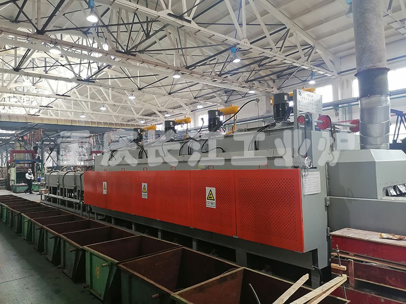 High temperature mesh belt electric heating furnace (with fast water cooling device)