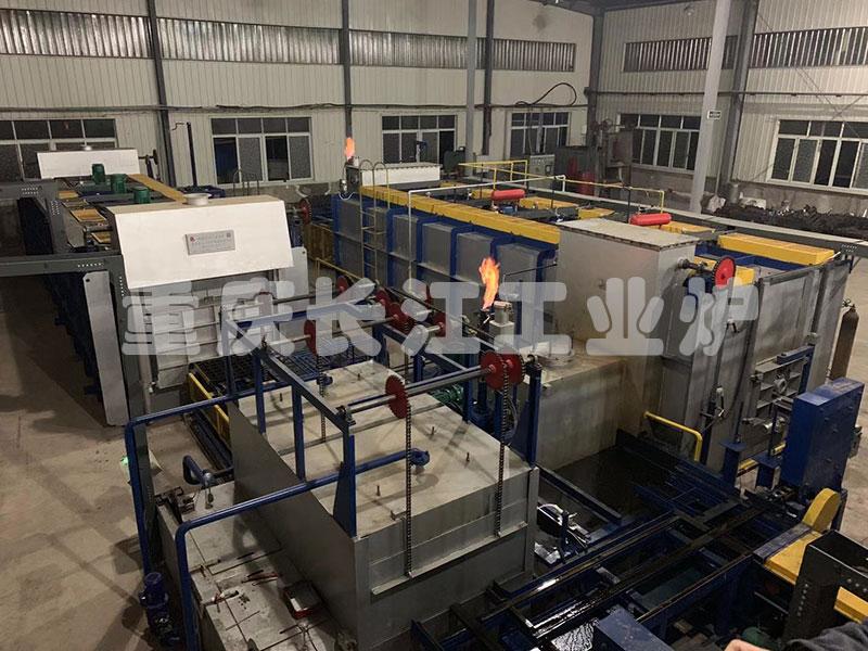 Protective Atmosphere Pushing Plate Automatic Tempering Production Line